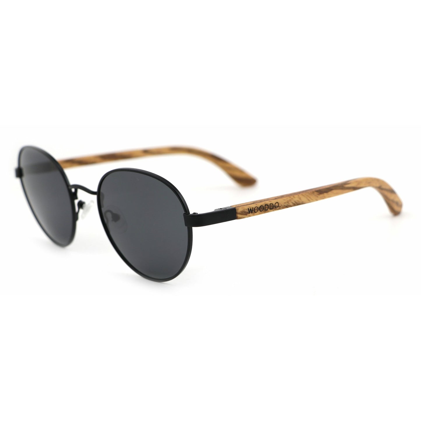 Hippie BLACK - Zebrano Holzsonnenbrille - wooddo