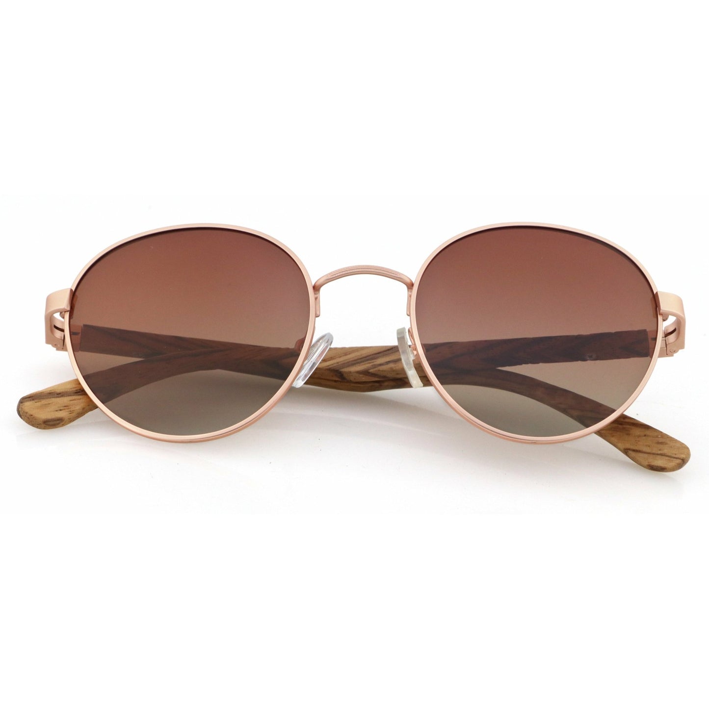 Hippie BROWN - Zebrano Holzsonnenbrille - wooddo