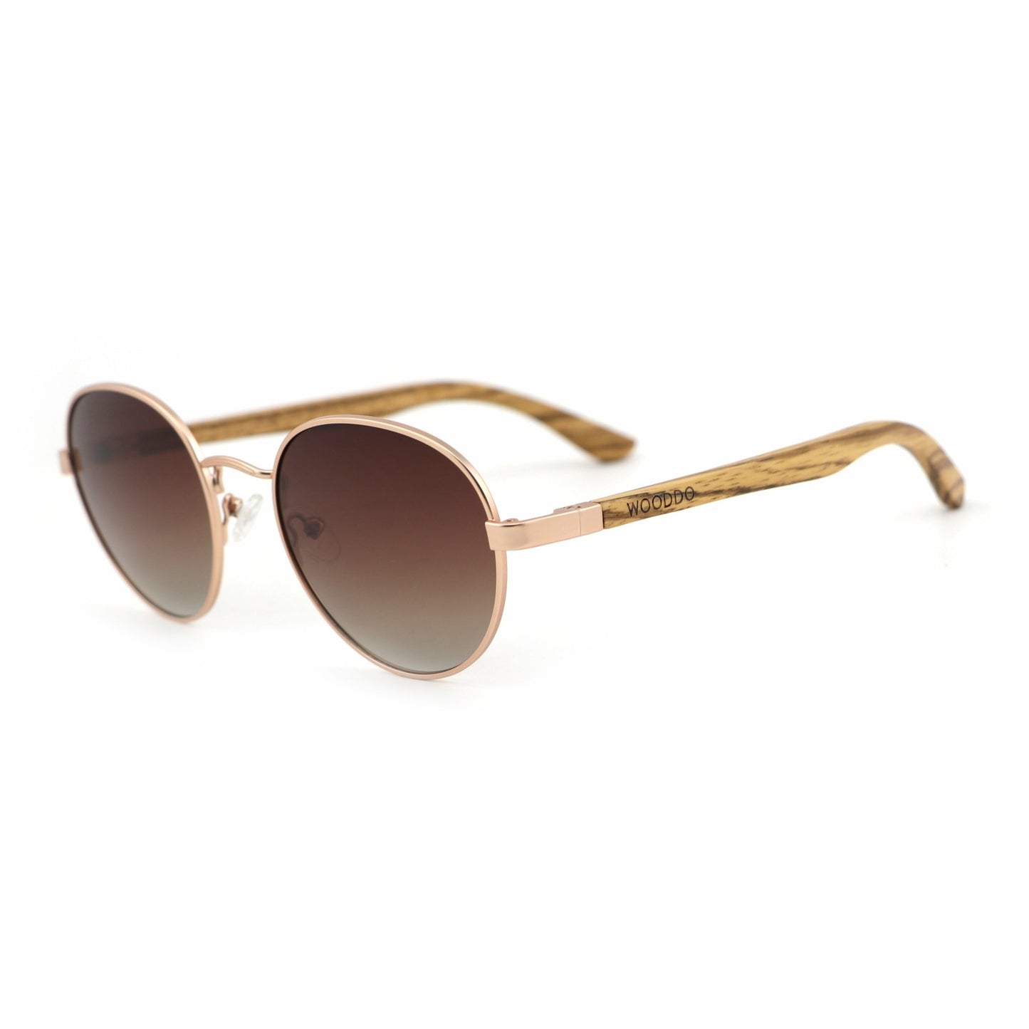 Hippie BROWN - Zebrano Holzsonnenbrille - wooddo