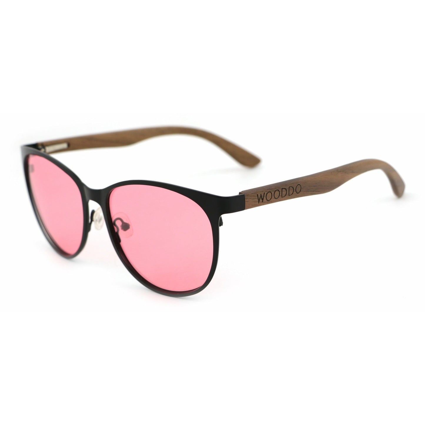 Juno RED - Walnuss Holzsonnenbrille - wooddo