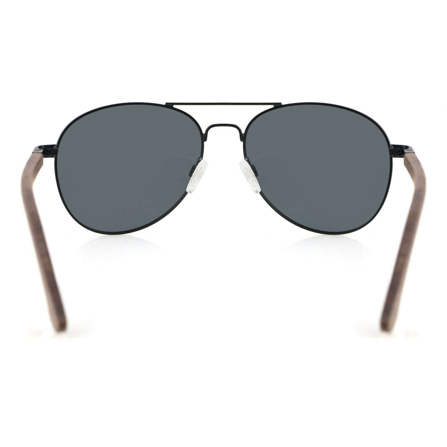 Sky BLACK - Walnuss Pilotenbrille - wooddo