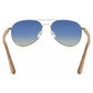 Apollo SILVER - Wenge Pilotenbrille - wooddo
