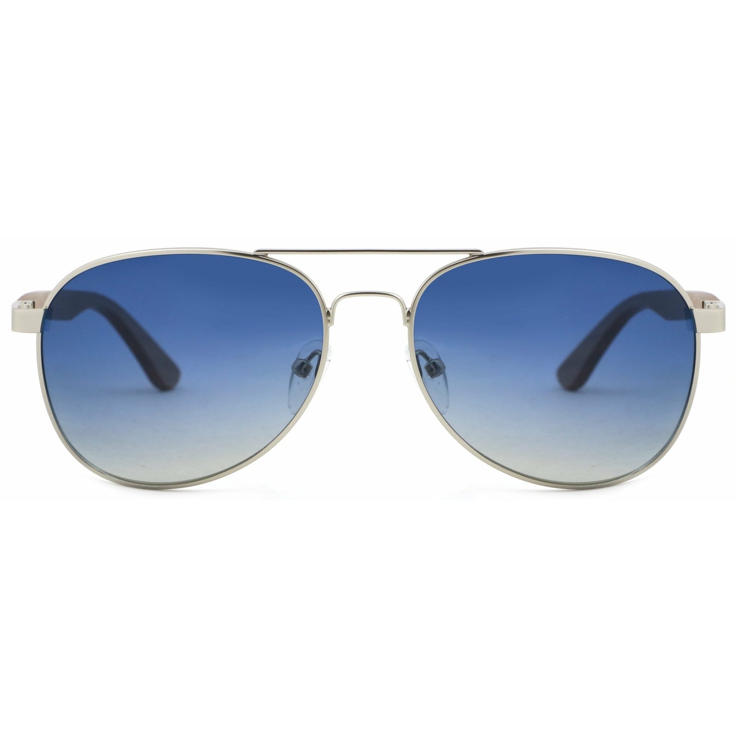 Apollo SILVER - Wenge Pilotenbrille - wooddo