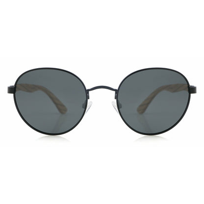 Hippie BLACK - Zebrano Holzsonnenbrille - wooddo