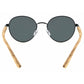 Hippie BLACK - Zebrano Holzsonnenbrille - wooddo