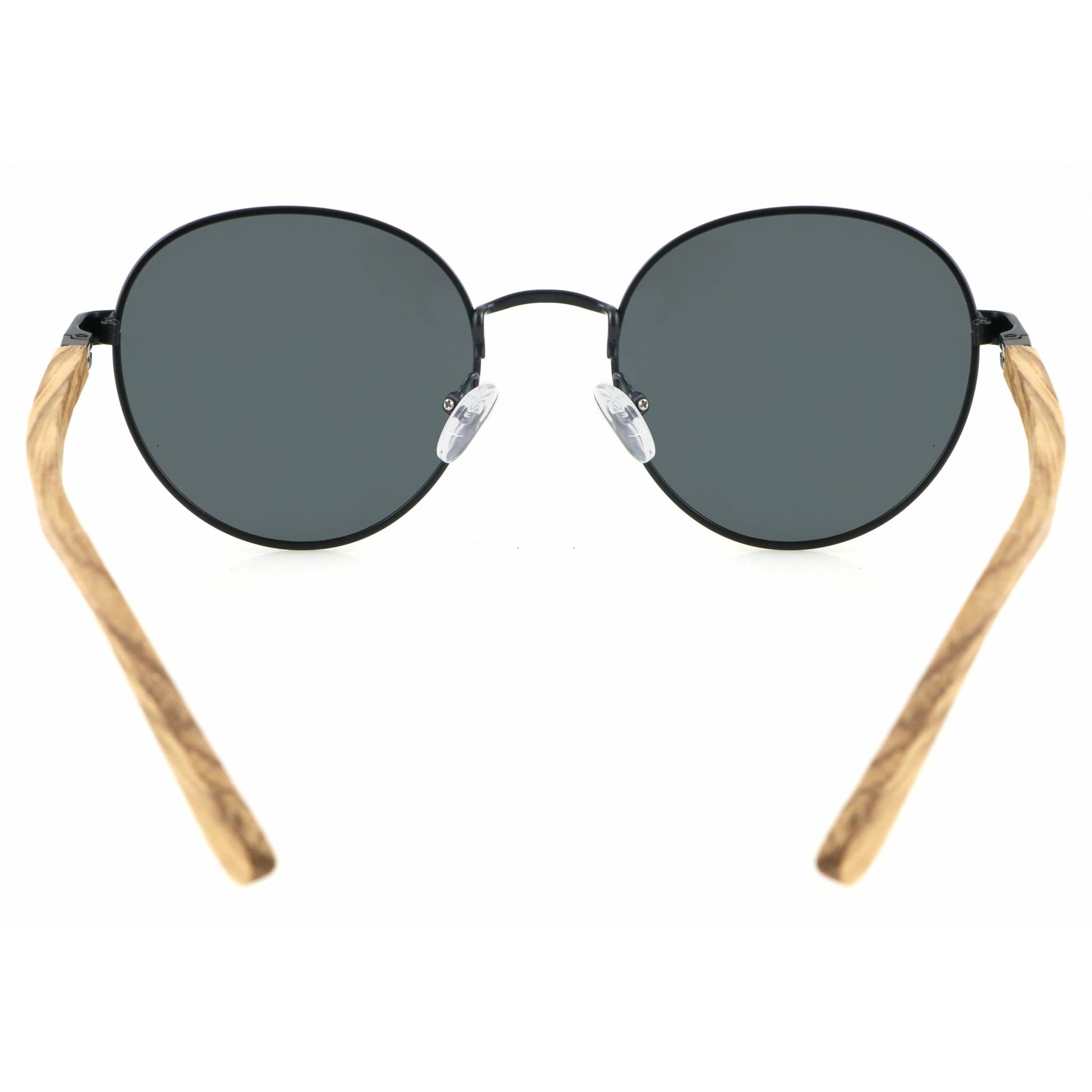 Hippie BLACK - Zebrano Holzsonnenbrille - wooddo