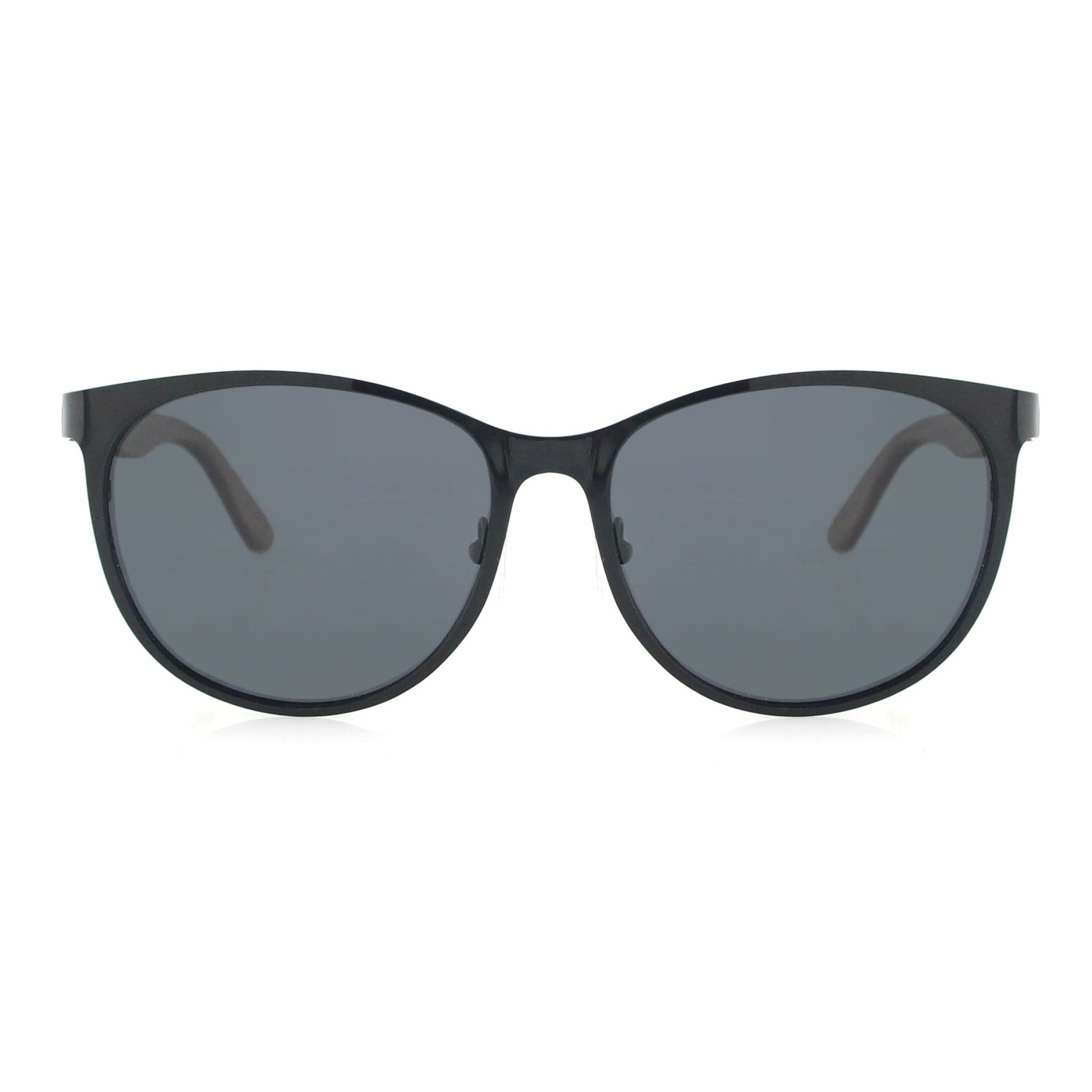 Juno BLACK - Walnuss Holzsonnenbrille - wooddo