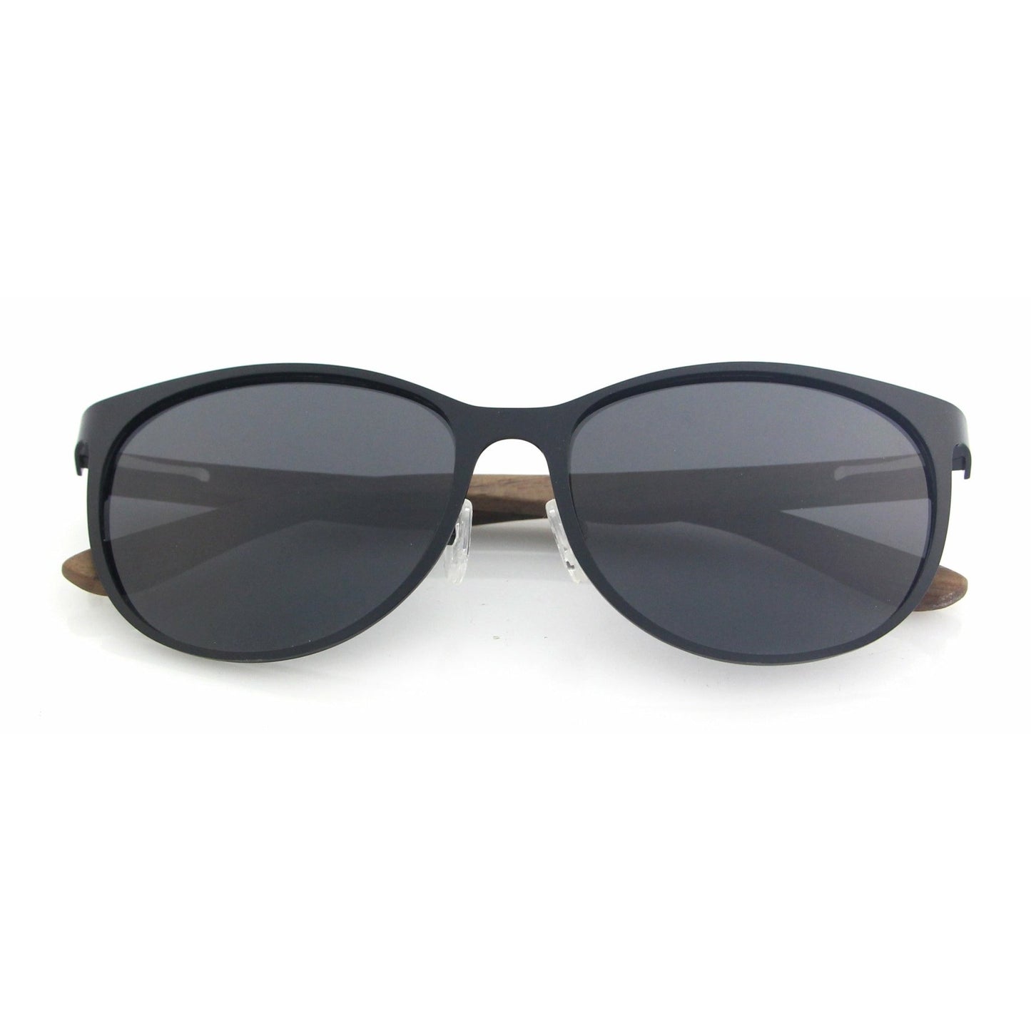 Juno BLACK - Walnuss Holzsonnenbrille - wooddo