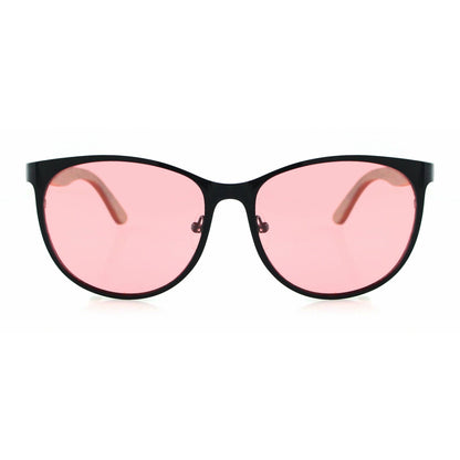 Juno RED - Walnuss Holzsonnenbrille - wooddo