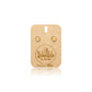 Ohrstecker Circle Small Kirsche - wooddo