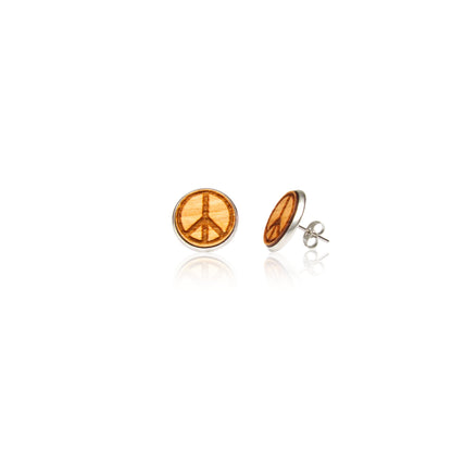 Ohrstecker Peace - wooddo