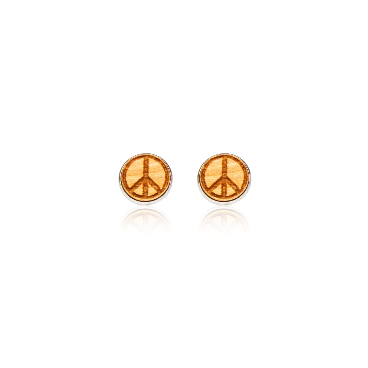 Ohrstecker Peace - wooddo