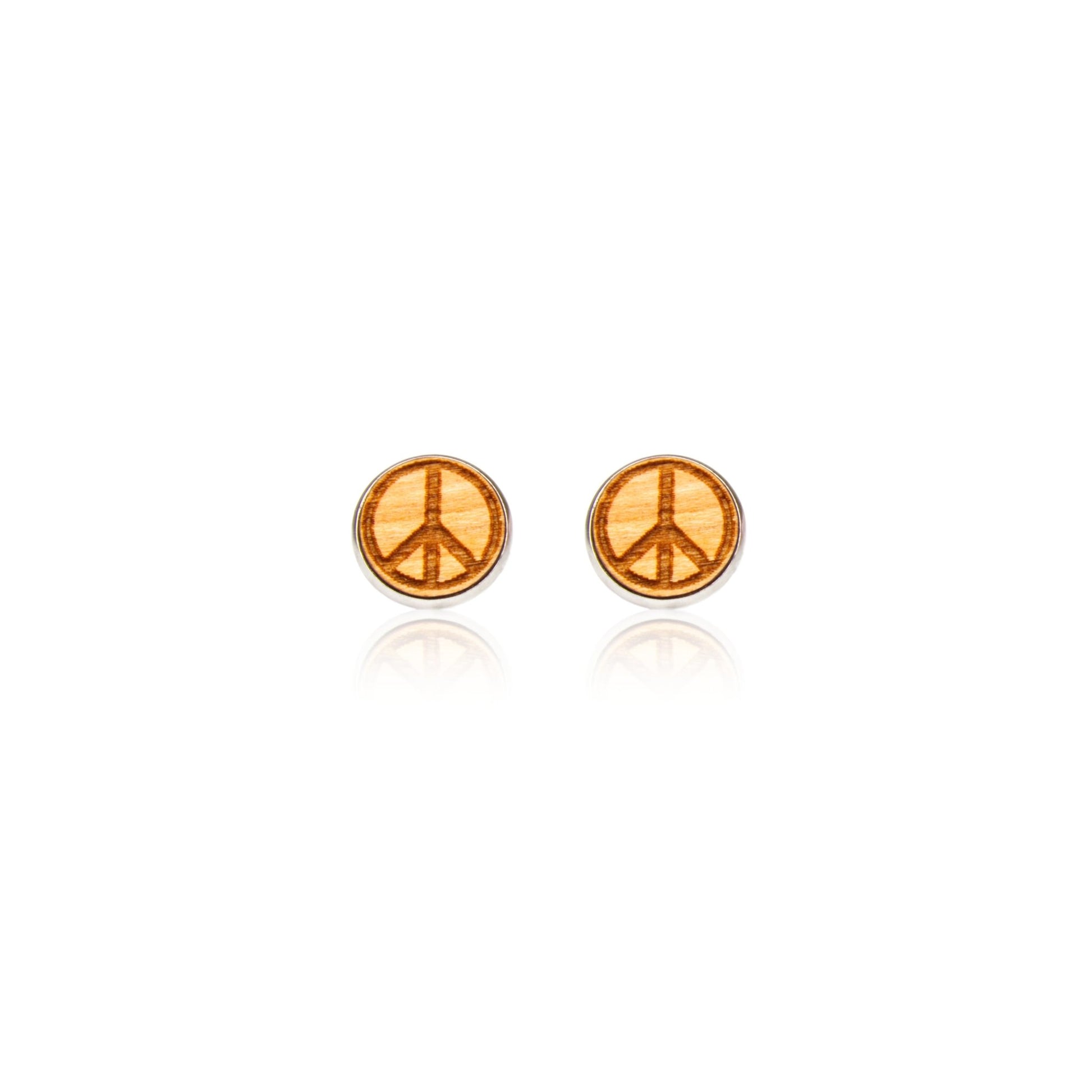 Ohrstecker Peace - wooddo