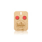 Ohrstecker Red Dot - wooddo