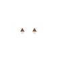 Ohrstecker Triangular Nuss - wooddo