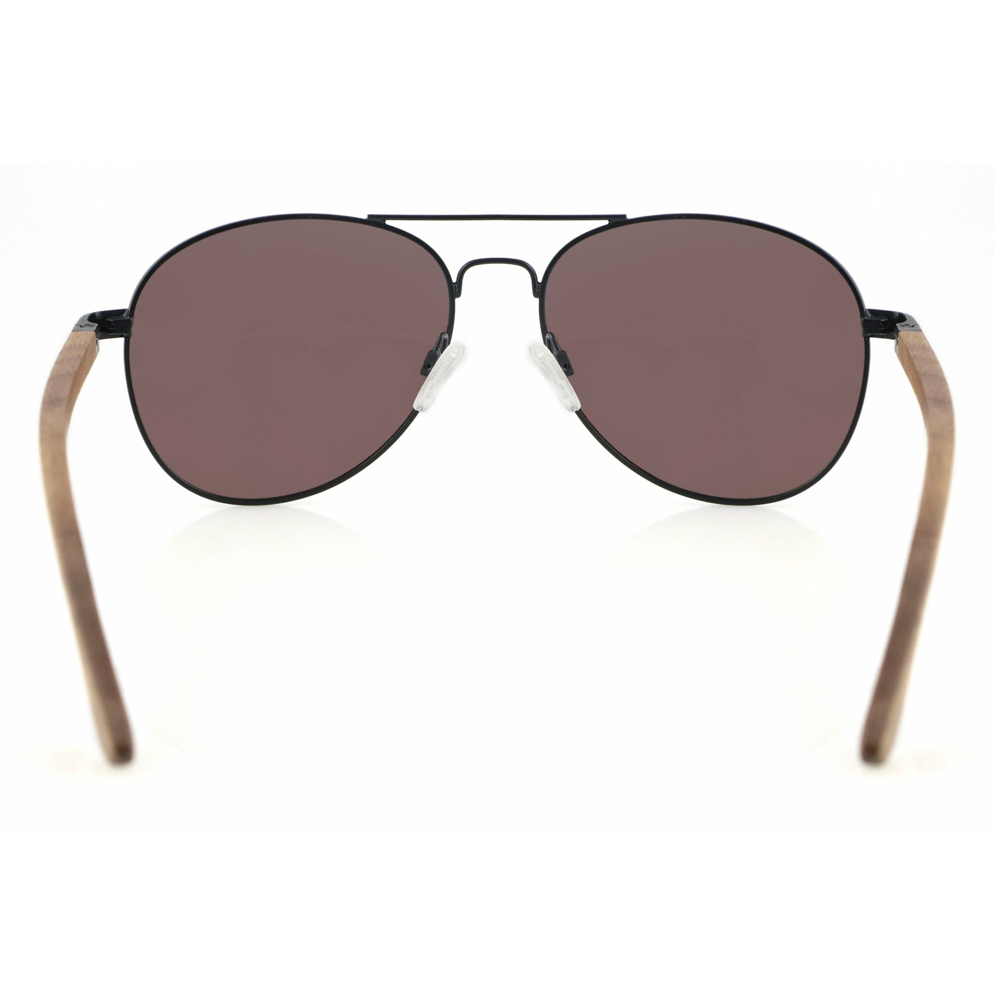 Sky BLUE - Walnuss Pilotenbrille - wooddo